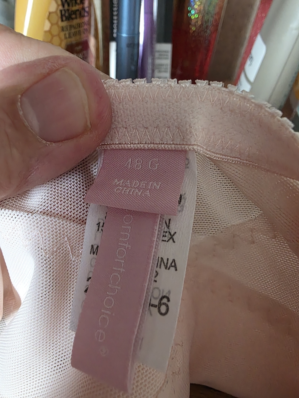 Light Pink Full Coverage Bra - Picture 3 of 8
